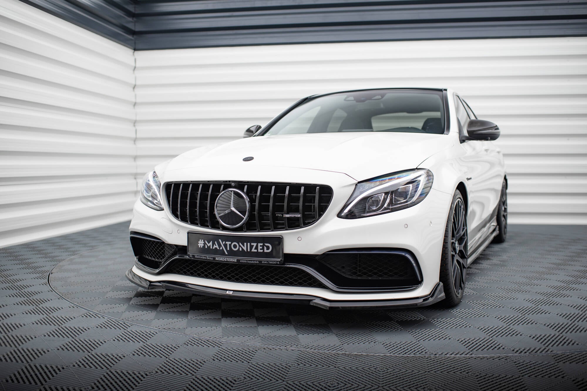 Front Splitter V.3 Mercedes-AMG C63 Sedan / Estate W205 / S205