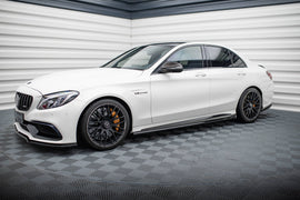 Side Skirts Diffusers V.2 Mercedes-AMG C63 Sedan / Estate W205 / S205 - 0