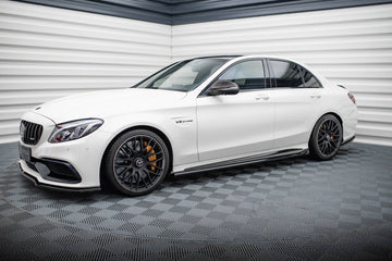 Side Skirts Diffusers V.2 Mercedes-AMG C63 Sedan / Estate W205 / S205 - 0