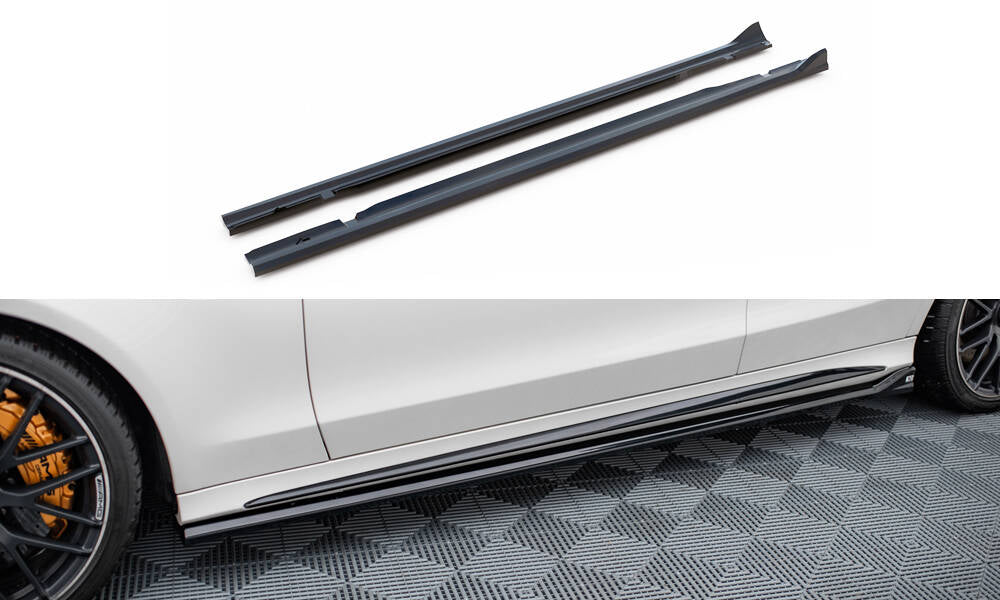 Side Skirts Diffusers V.2 Mercedes-AMG C63 Sedan / Estate W205 / S205