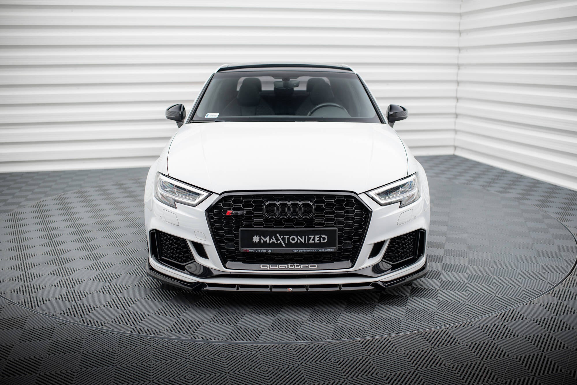 Front Splitter V.3 Audi RS3 Sedan 8V Facelift