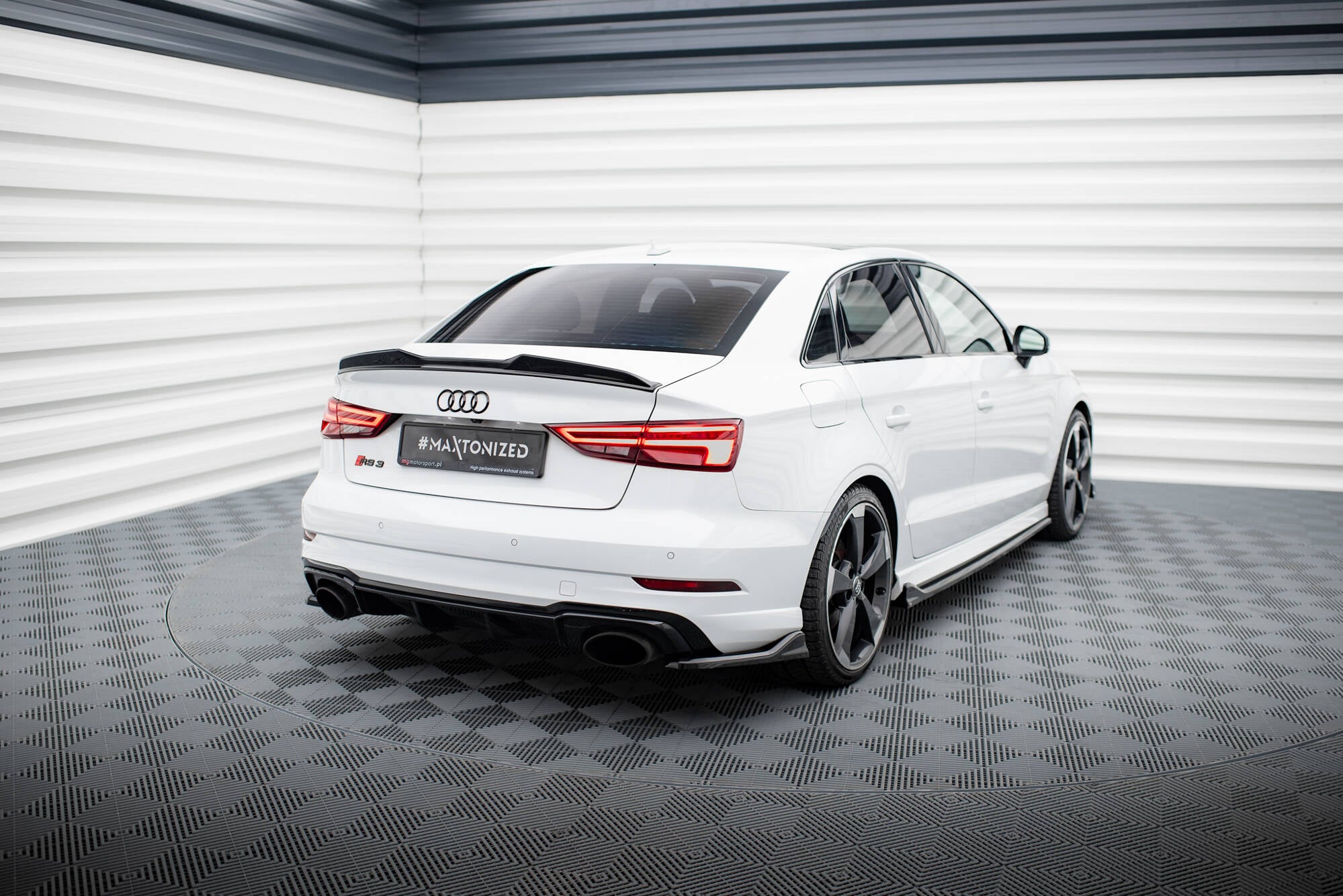 Rear Side Splitters V.3 Audi RS3 Sedan 8V Facelift