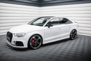 Side Skirts Diffusers V.2 Audi RS3 Sedan 8V Facelift-2