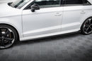 Side Skirts Diffusers V.3 Audi RS3 Sedan 8V Facelift-3