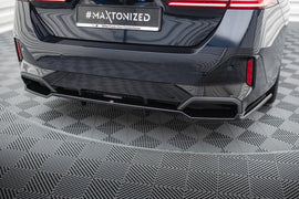 Central Rear Splitter (with vertical bars) V.2 BMW 5 M-Pack G60 - 0