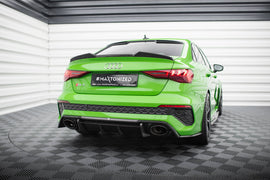 Prepreg Carbon Fiber Rear Side Splitters V.2 Audi RS3 Sedan 8Y - 0