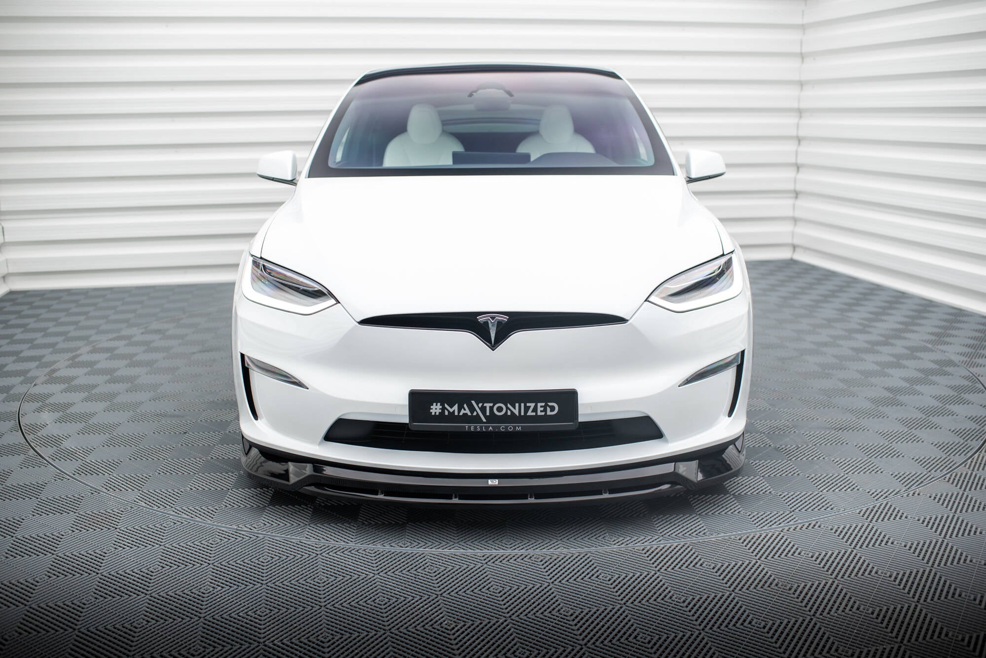 Front Splitter V.1 Tesla Model X Mk1 Facelift