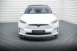 Front Splitter V.1 Tesla Model X Mk1 Facelift - 0