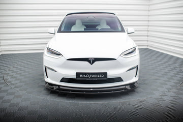 Front Splitter V.1 Tesla Model X Mk1 Facelift - 0