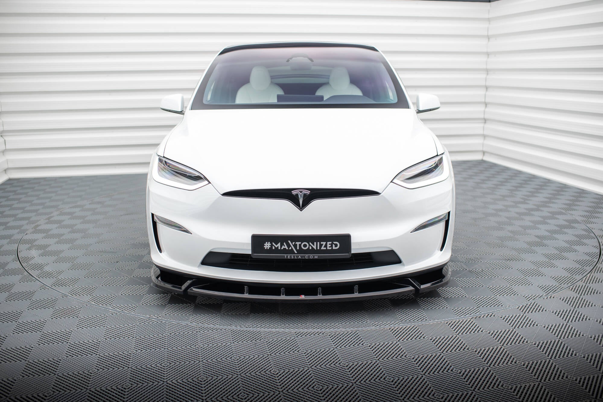 Front Splitter V.2 Tesla Model X Mk1 Facelift