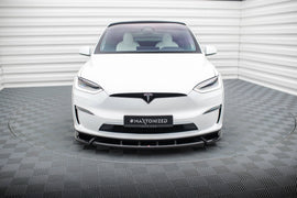 Front Splitter V.2 Tesla Model X Mk1 Facelift - 0