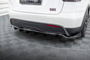 Rear Splitter (with vertical bars) Tesla Model X Mk1 Facelift-2