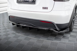 Rear Splitter (with vertical bars) Tesla Model X Mk1 Facelift - 0