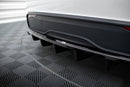 Central Rear Splitter (with vertical bars) Tesla Model X Mk1 Facelift-3
