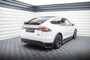 Rear Splitter (with vertical bars) Tesla Model X Mk1 Facelift-5