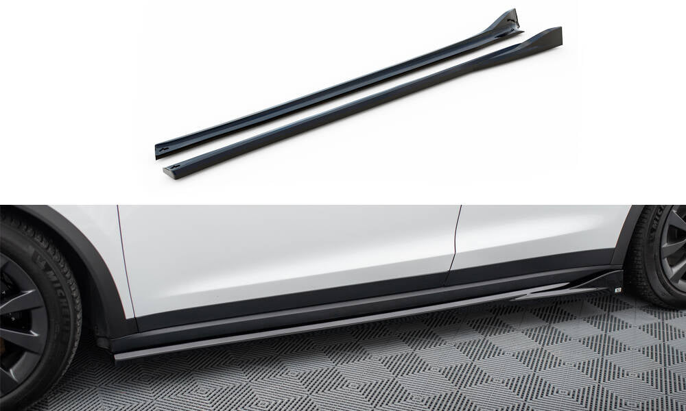 Side Skirts Diffusers Tesla Model X Mk1 Facelift