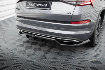 Rear Splitter (with vertical bars) Skoda Kodiaq Sportline Mk1 Facelift - 0