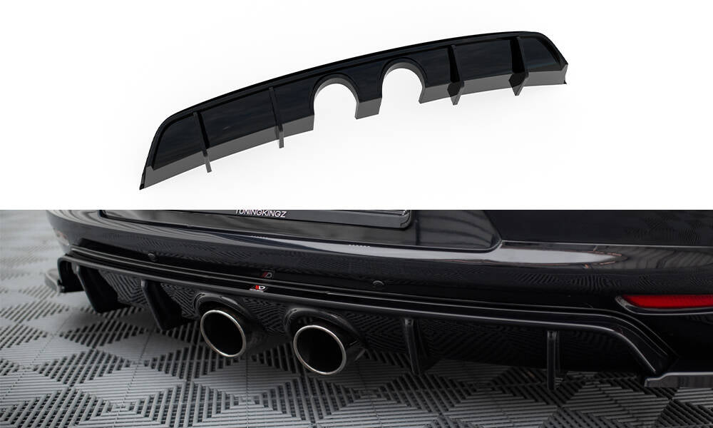 Rear Valance V.2 Volkswagen Scirocco Mk3 (R32 Exhaust) | J. Leite Pneus