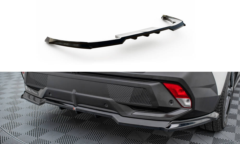 Central Rear Splitter (with vertical bars) Peugeot 408 Mk1