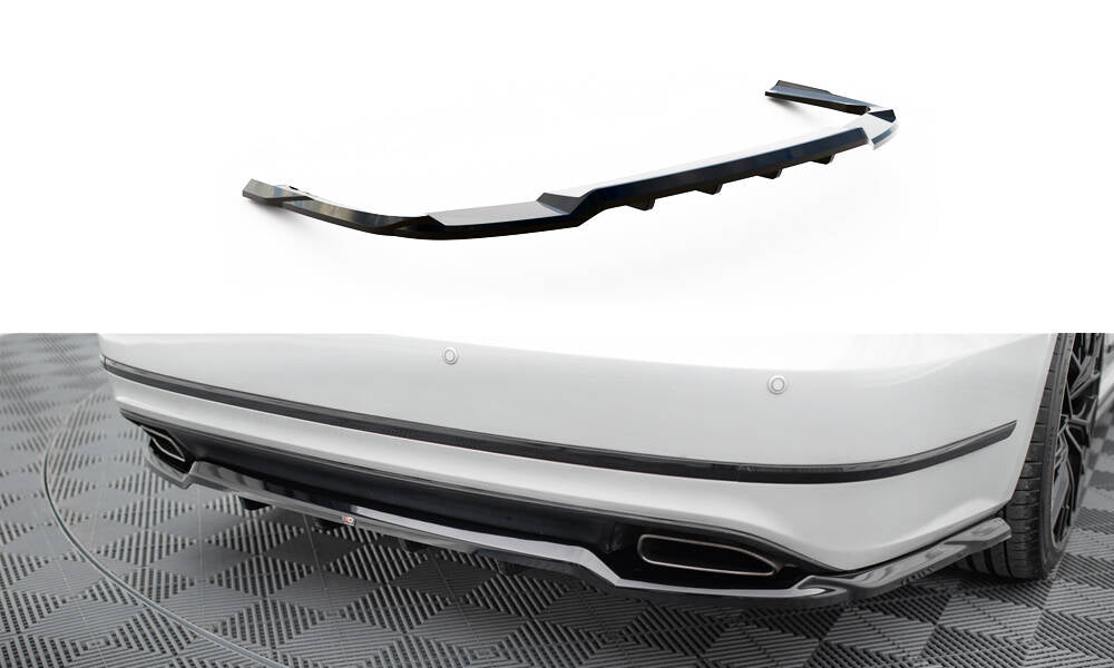 Central Rear Splitter (with vertical bars) Volkswagen Passat GT B8 Facelift USA