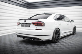 Central Rear Splitter (with vertical bars) Volkswagen Passat GT B8 Facelift USA - 0