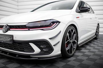 Front Bumper Wings (Canards) Volkswagen Polo GTI Mk6 Facelift - 0