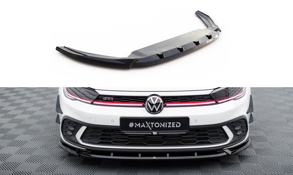 Front Splitter V.2 Volkswagen Polo GTI Mk6 Facelift