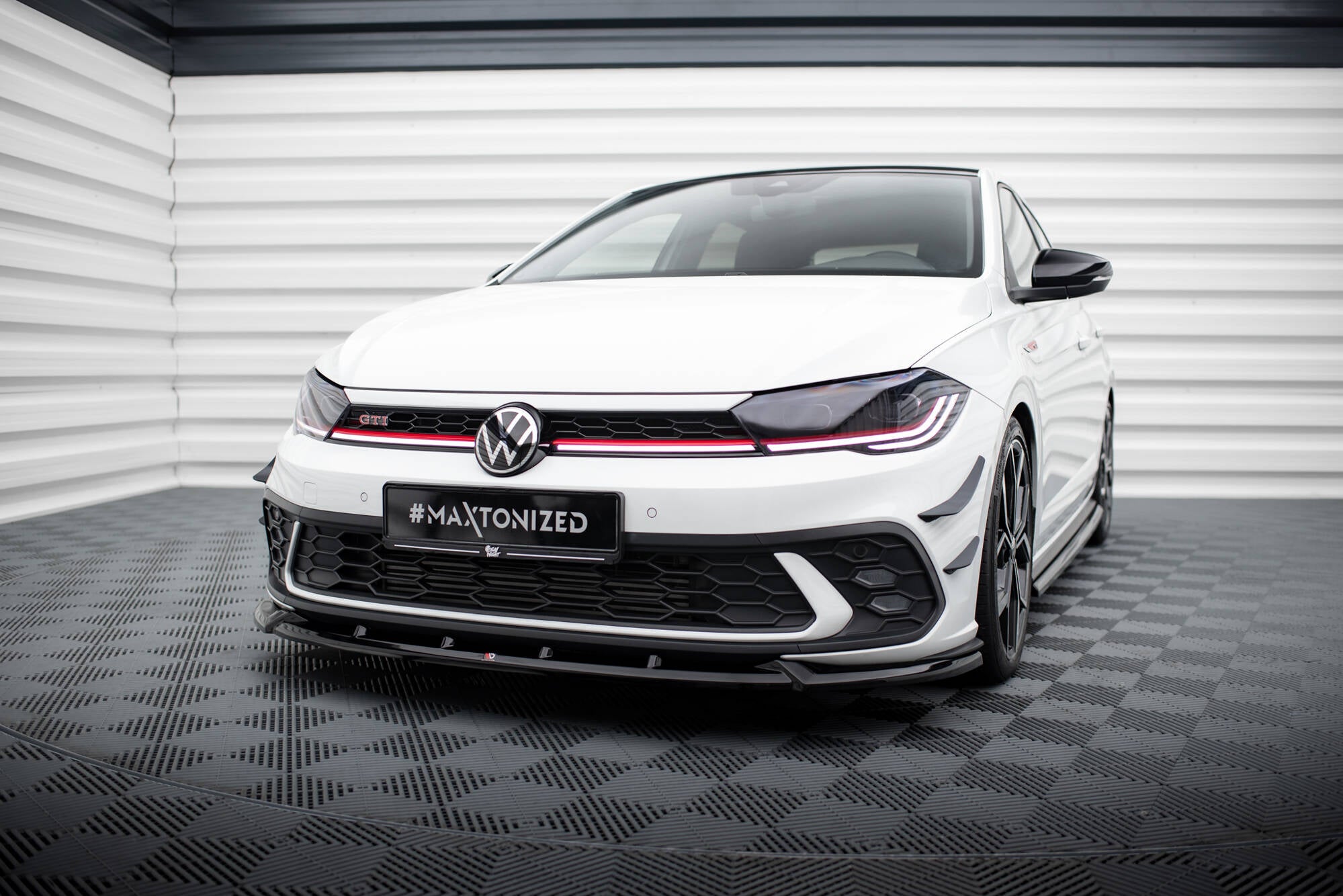 Front Splitter V.2 Volkswagen Polo GTI Mk6 Facelift