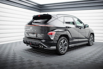 Central Rear Splitter (with vertical bars) Hyundai Kona N-Line Mk2 - 0