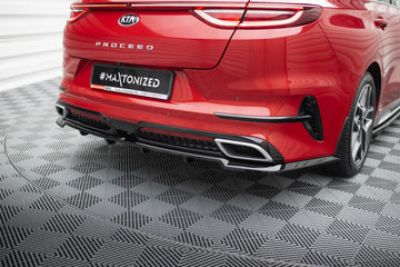 Rear Splitter (with vertical bars) Kia ProCeed GT-Line Mk1 - 0