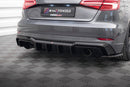 Rear Valance Audi A3 S-Line Sportback 8V Facelift (Version with single exhausts on both sides)-3