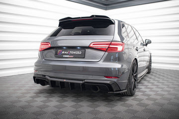 Rear Valance Audi A3 S-Line Sportback 8V Facelift (Version with single exhausts on both sides) - 0