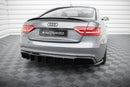 Rear Valance Audi A5 S-Line Coupe / Sportback 8T Facelift (Single side dual exhaust version)-3
