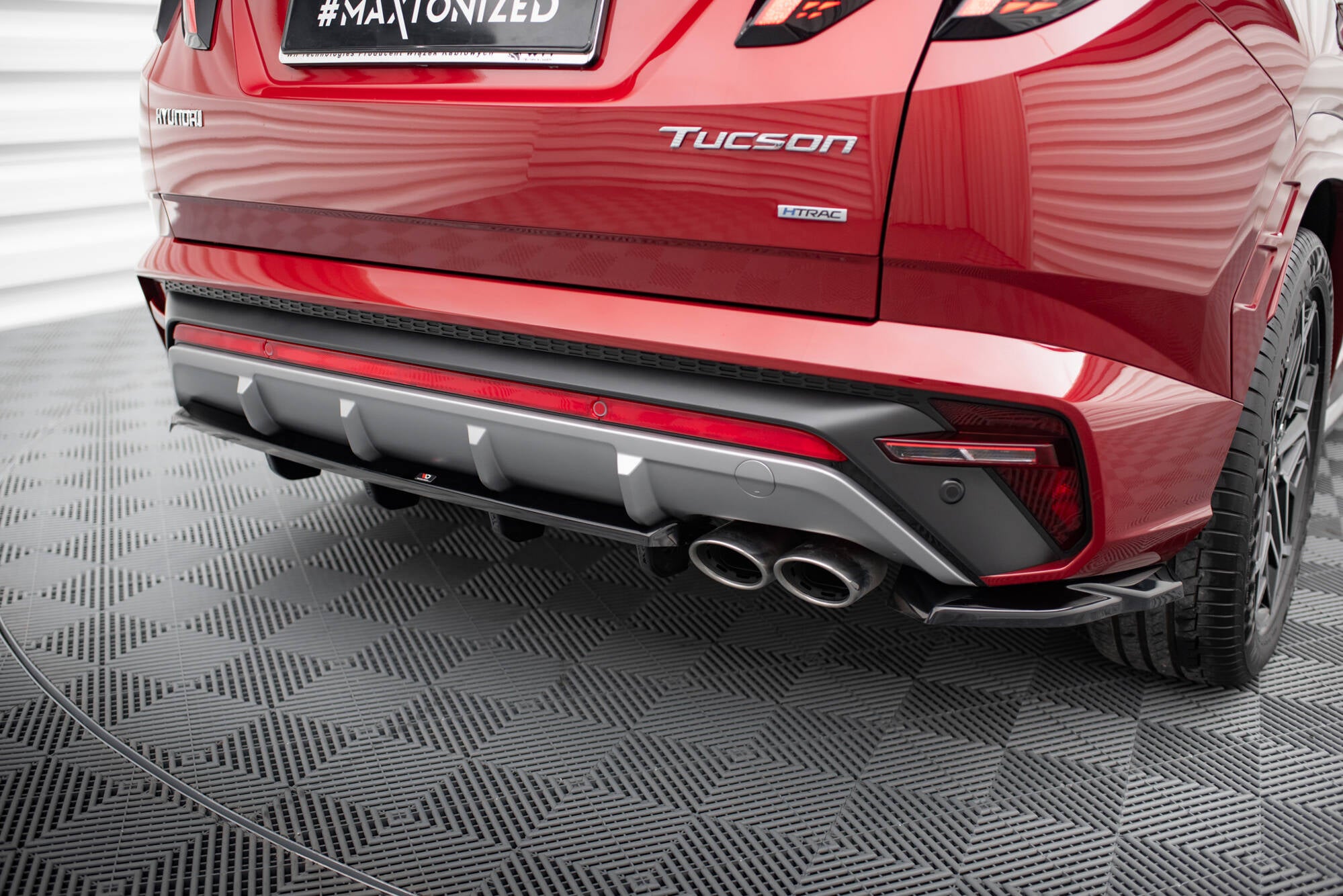 Rear Splitter (with vertical bars) Hyundai Tucson N-Line Mk4