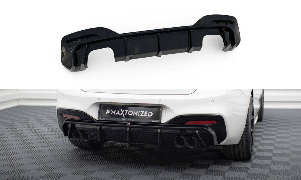 Rear Valance BMW 1 M-Pack / M140i F20 Facelift (Version with dual exhausts on both sides)