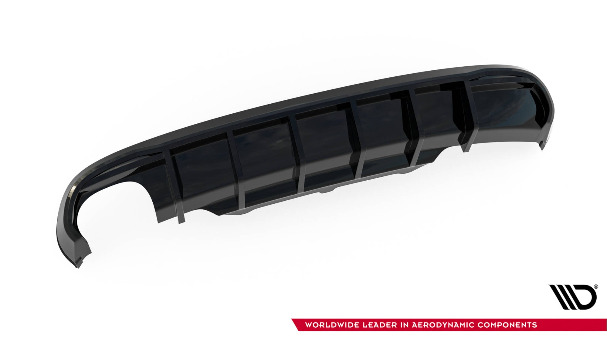 Rear Valance Audi A5 Coupe / Cabrio S-Line 8T (Single side dual exhaust version)