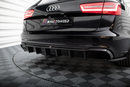 Rear Valance Audi A6 Avant C7 (Single side dual exhaust version)-2
