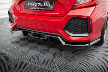 Rear Splitter (with vertical bars) Honda Civic SI Mk10 - 0