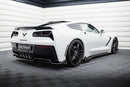 Central Rear Splitter (with vertical bars) Chevrolet Corvette C7-8