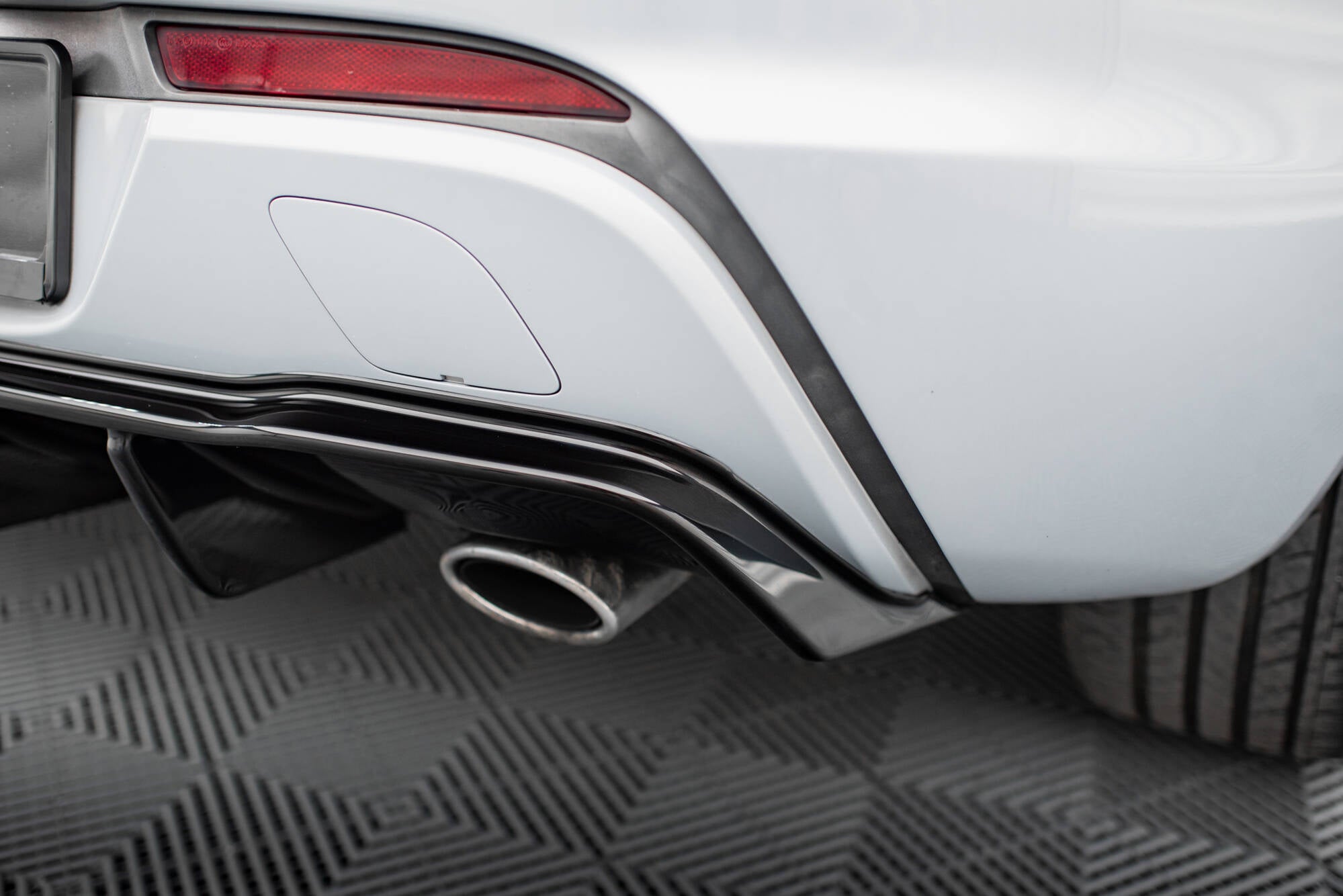 Rear Valance Opel Astra GTC OPC-Line J (Version with single exhausts on both sides)