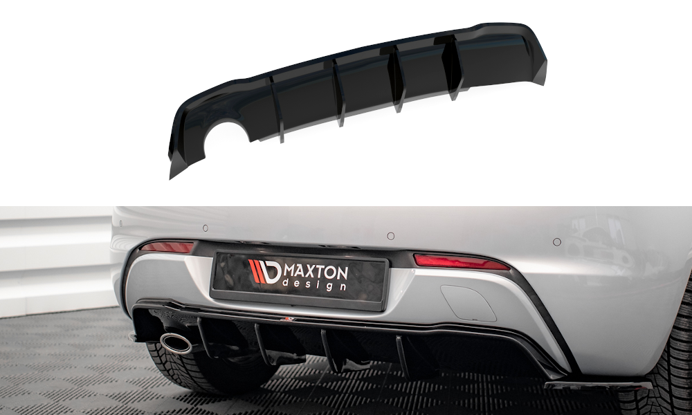 Rear Valance Opel Astra GTC OPC-Line J (Version with single exhaust on one side)