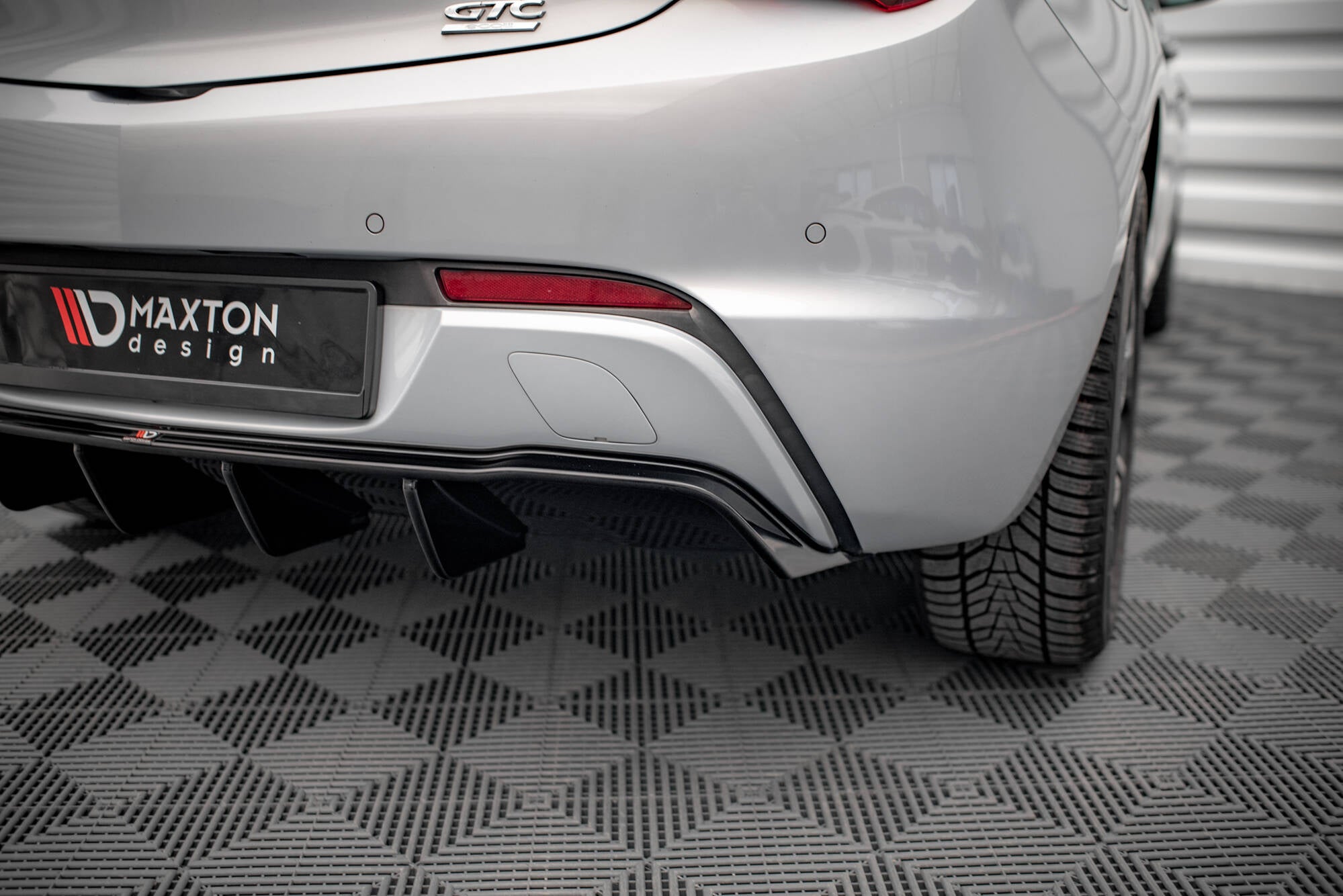 Rear Valance Opel Astra GTC OPC-Line J (Version with single exhaust on one side)
