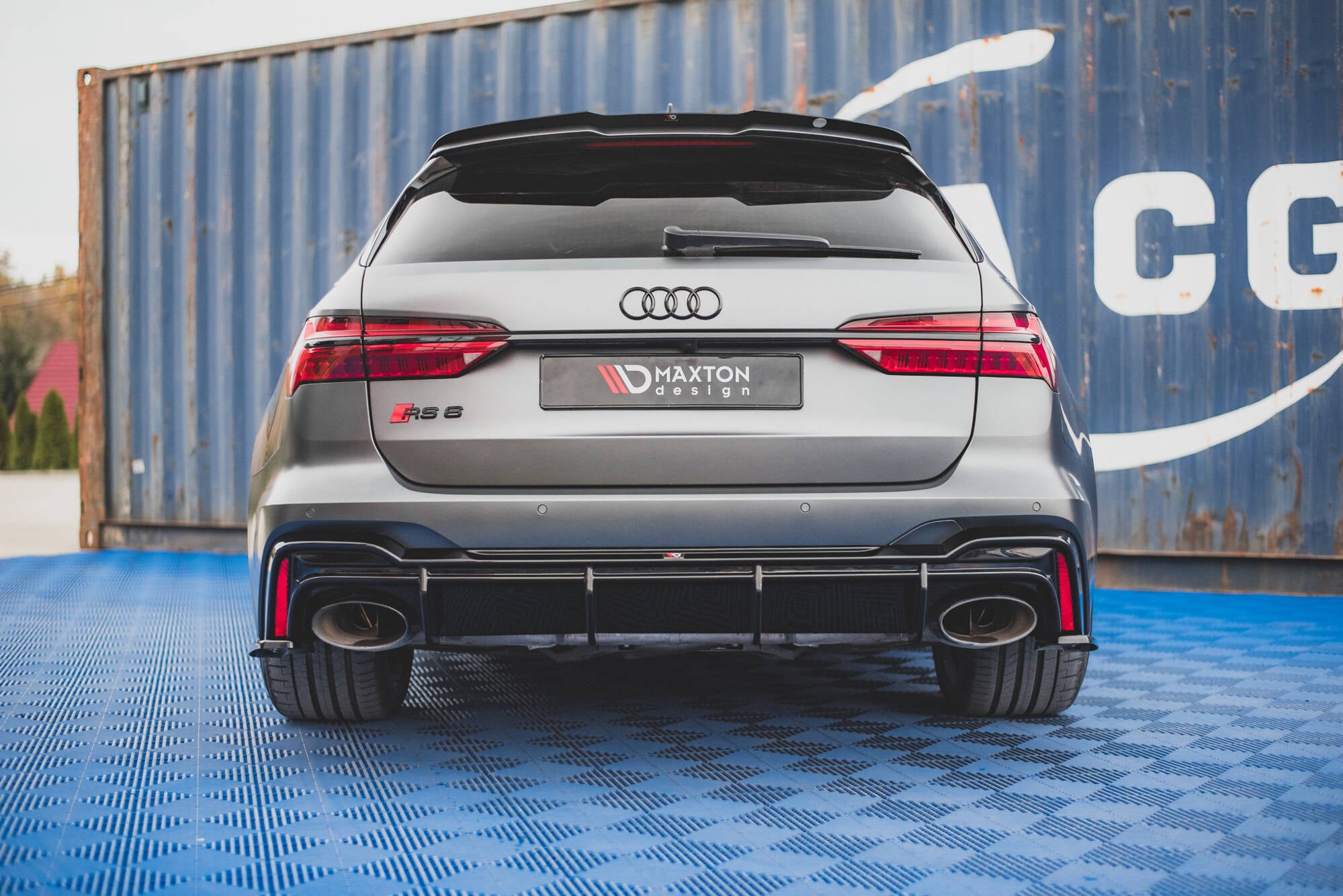 Rear Valance Audi RS6 C8 / RS7 C8 (Version with towbar)