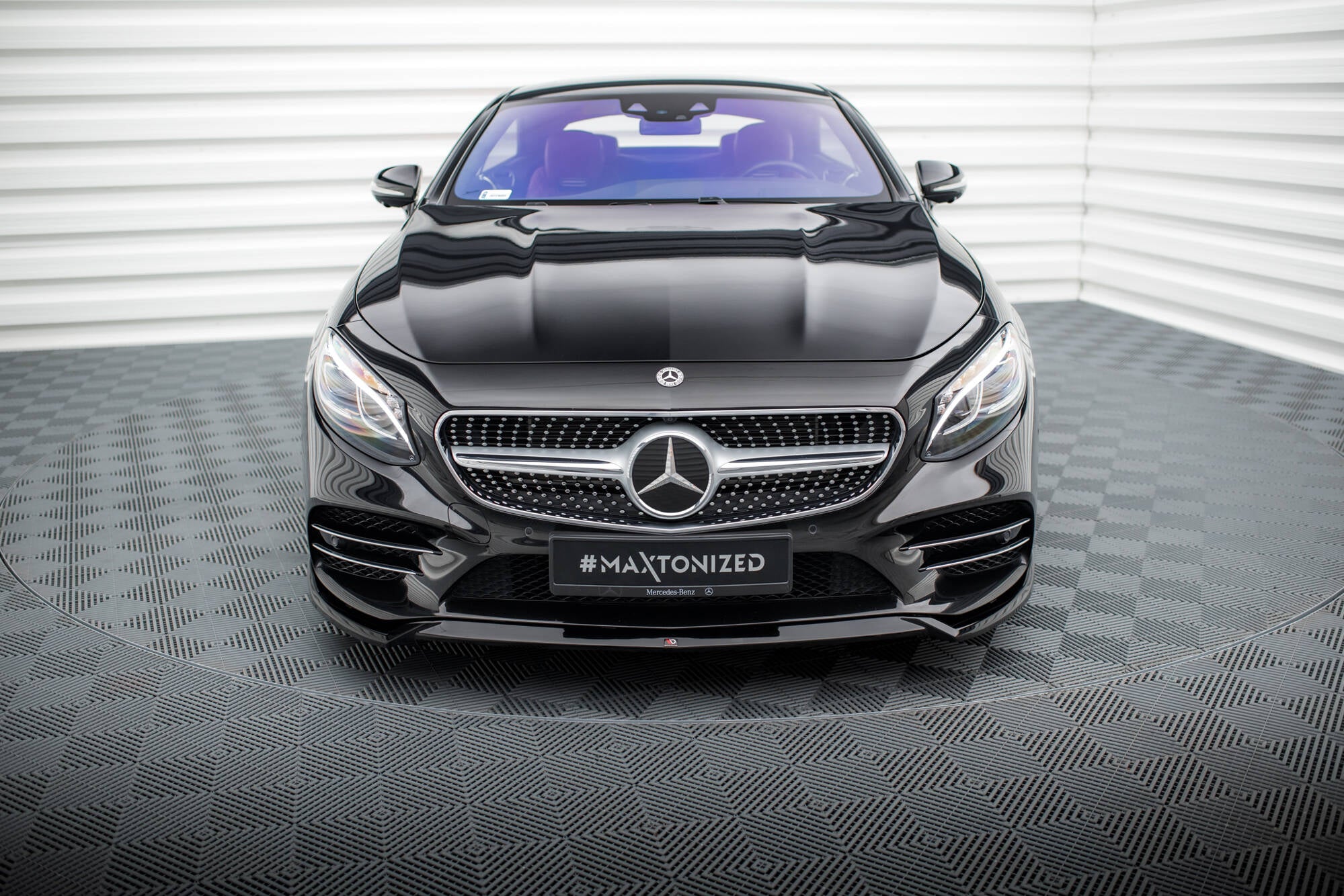 Front Splitter V.1 Mercedes-Benz S Coupe AMG-Line C217 Facelift