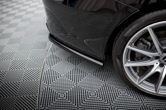 Central Rear Splitter (with vertical bars) Mercedes-Benz S Coupe AMG-Line C217 Facelift