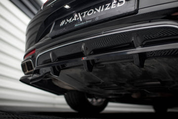 Rear Splitter (with vertical bars) Mercedes-Benz S Coupe AMG-Line C217 Facelift - 0