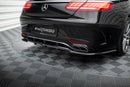 Rear Splitter (with vertical bars) Mercedes-Benz S Coupe AMG-Line C217 Facelift-7