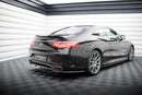 Central Rear Splitter (with vertical bars) Mercedes-Benz S Coupe AMG-Line C217 Facelift-8