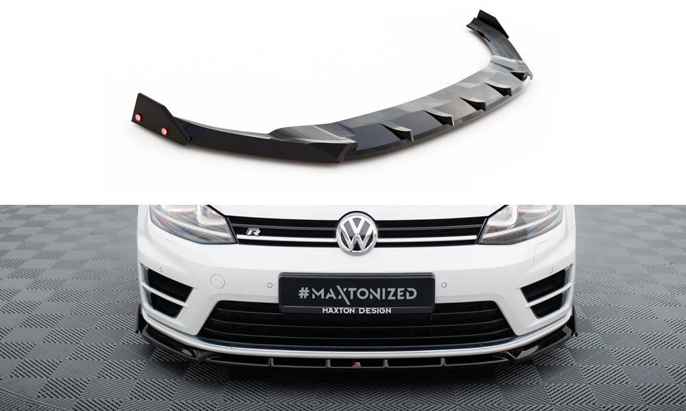 Front Splitter V.5 + Flaps Volkswagen Golf R Mk7