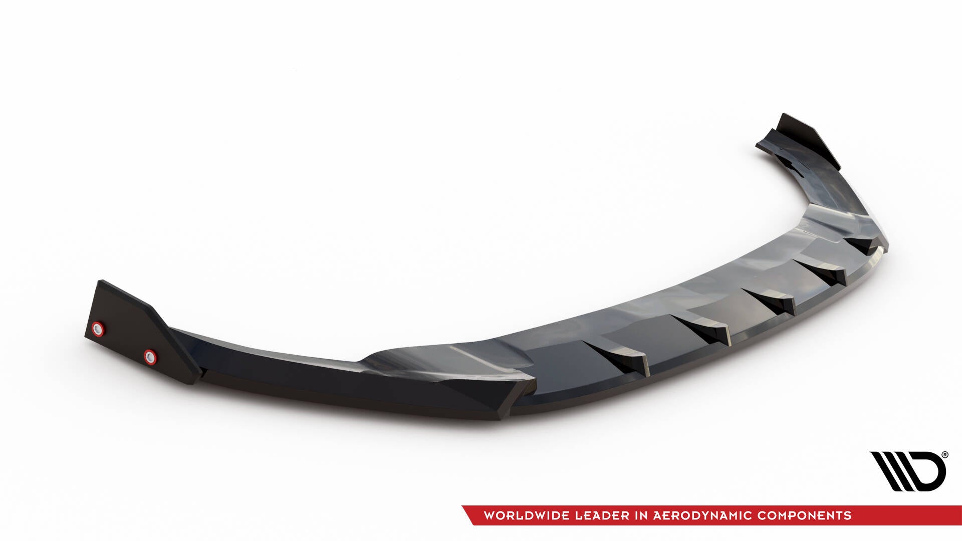 Front Splitter V.5 + Flaps Volkswagen Golf R / R-Line Mk7